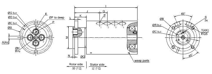 hybrid slip ring drawing hybrid slip ring drawing